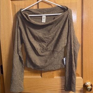 Free People brand new green sweater